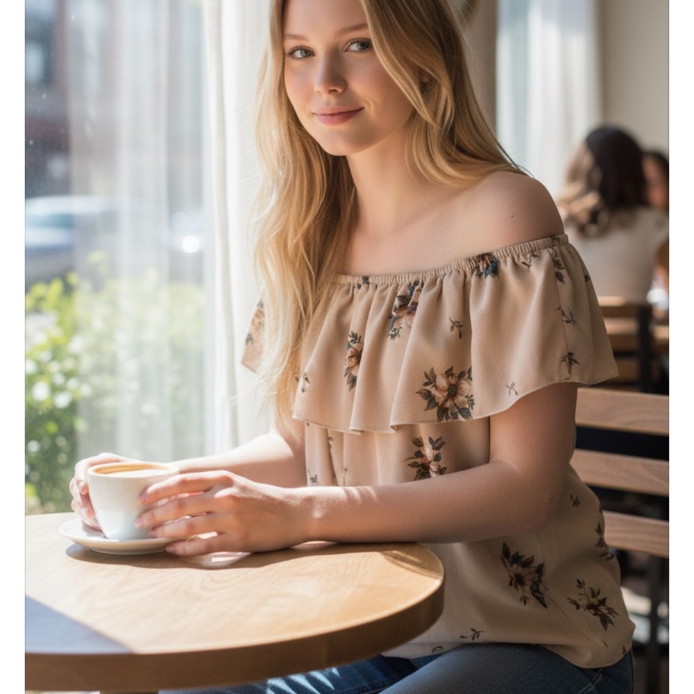 Floral Off-Shoulder Top